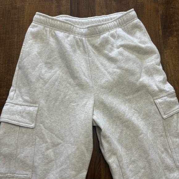 Tuff Athletics Women’s Cargo Joggers NWOT Light Grey Soft Lounge Pants Size M - Picture 9 of 16